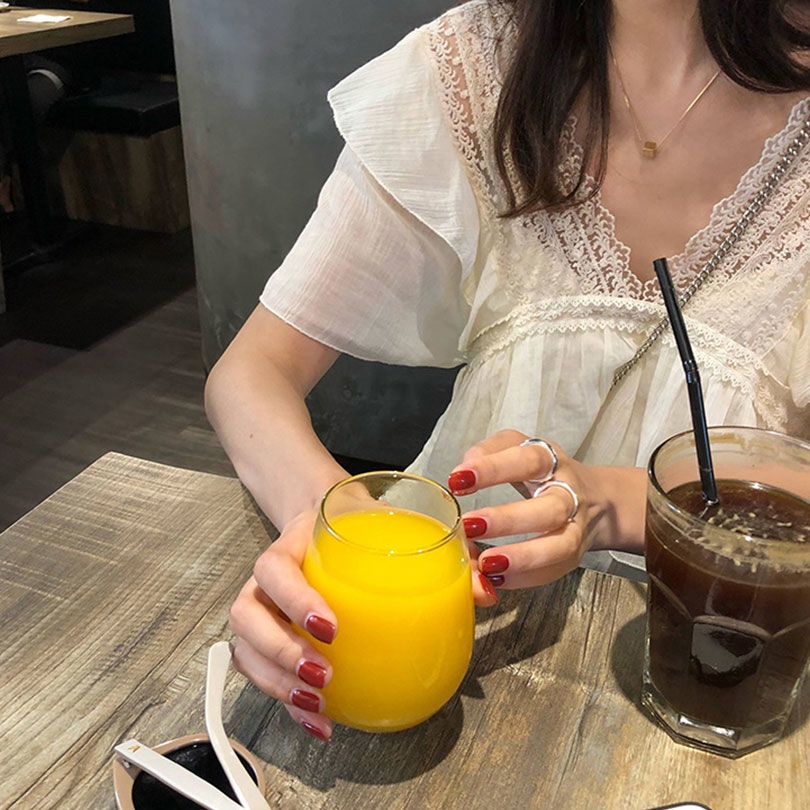 Áo Sơ Mi Voan Tay Ngắn Cổ Chữ v Dáng Rộng Phối Ren Thời Trang Hàng Mới 2022