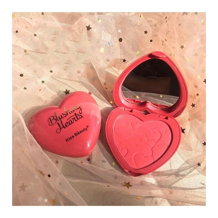 Phấn Má Hồng Tông Màu Tây Tây Thời Thượng Kiss Bèauty Sweet Heart Blusher -W174-A02T2 | Thế Giới Skin Care