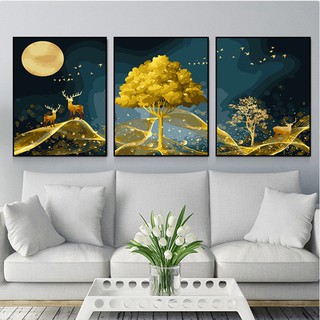 [CÓ SẴN] Combo 3 tranh số hóa/ set 3 tranh số hóa tự tô painting by number