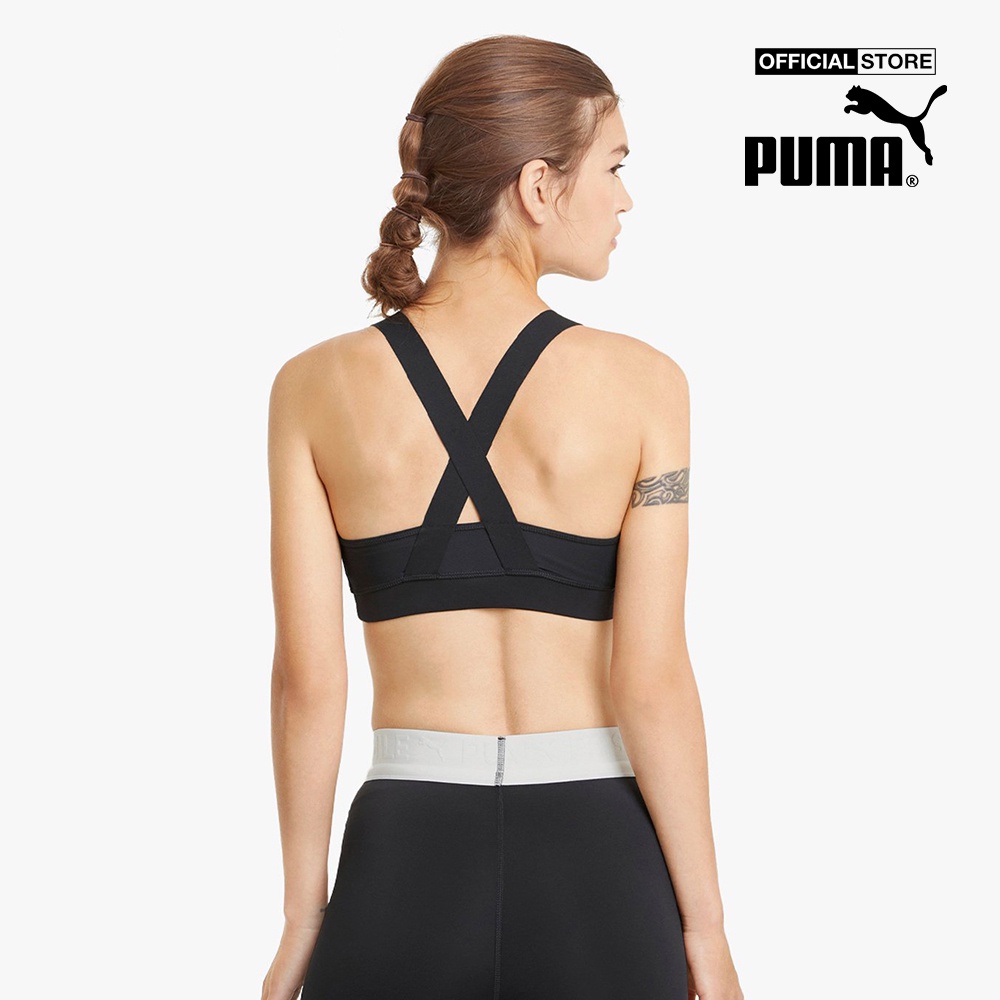 PUMA - Áo bra thể thao nữ Train First Mile Mid Impact 520250-01