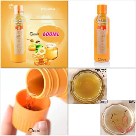 NƯỚC SÚC MIỆNG PROPOLINSE NHẬT BẢN 600ML CHAI VÀNG CHÍNH HÃNG