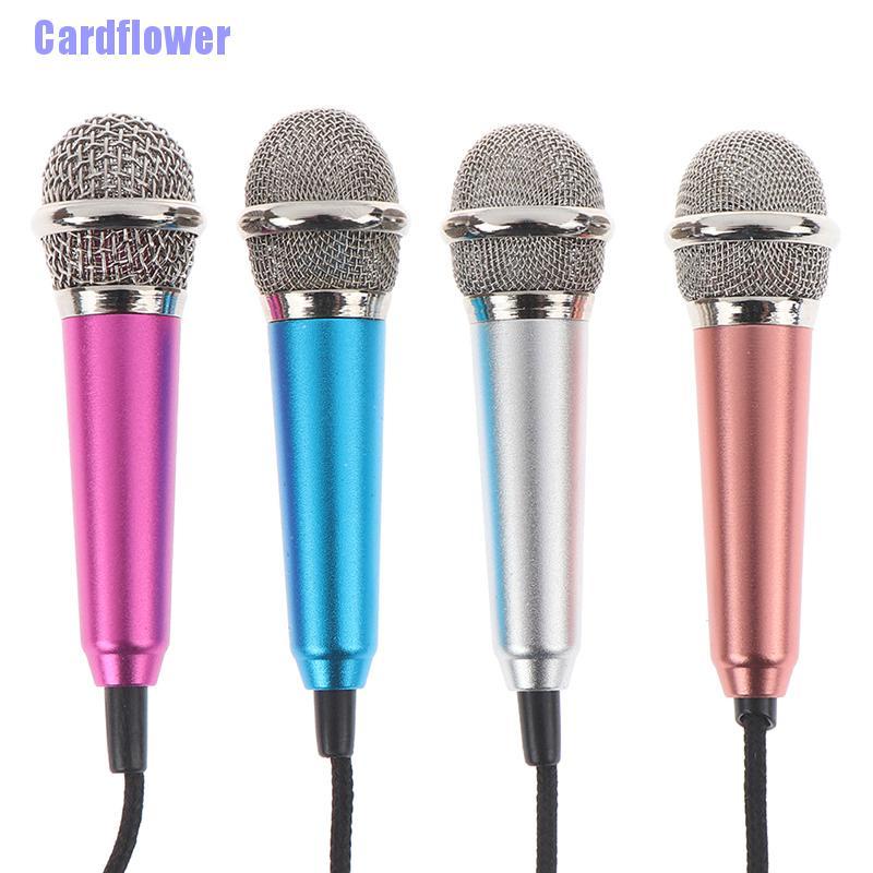 Micro Hát Karaoke Mini Giắc Cắm 3.5mm Cho Điện Thoại Pc