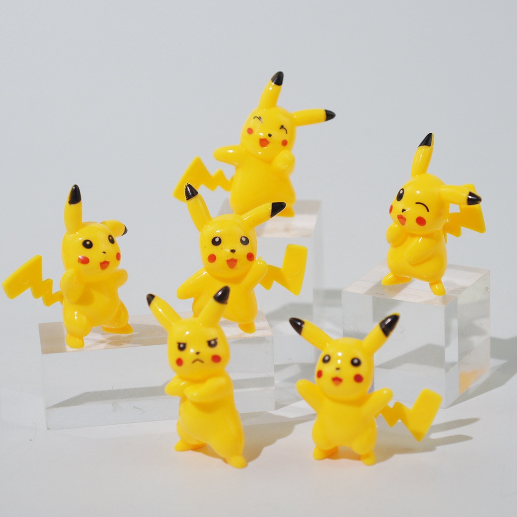 Mô Hình Pikachu Trang Trí Bánh Kem Xinh Xắn