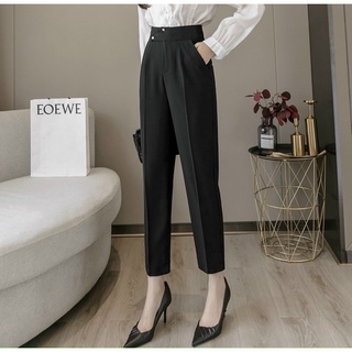 Quần baggy cạp cúc bấm