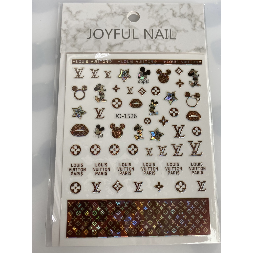 Sticker Dán Móng Tay Nhiều Mẫu Khác Nhau