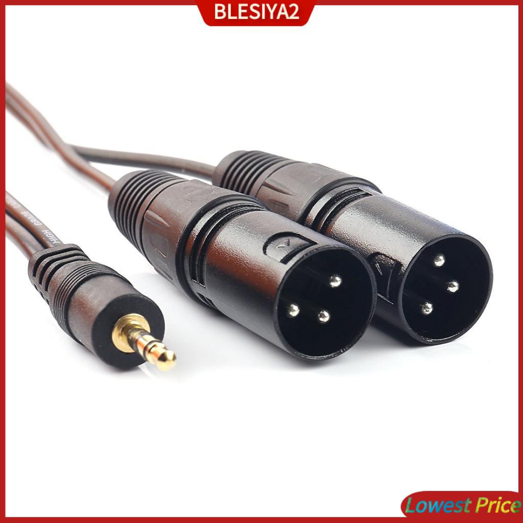 Cáp Chia Âm Thanh 3.5 mm 1 / 8 &quot;Sang XLR Kép Chuyên Dụng