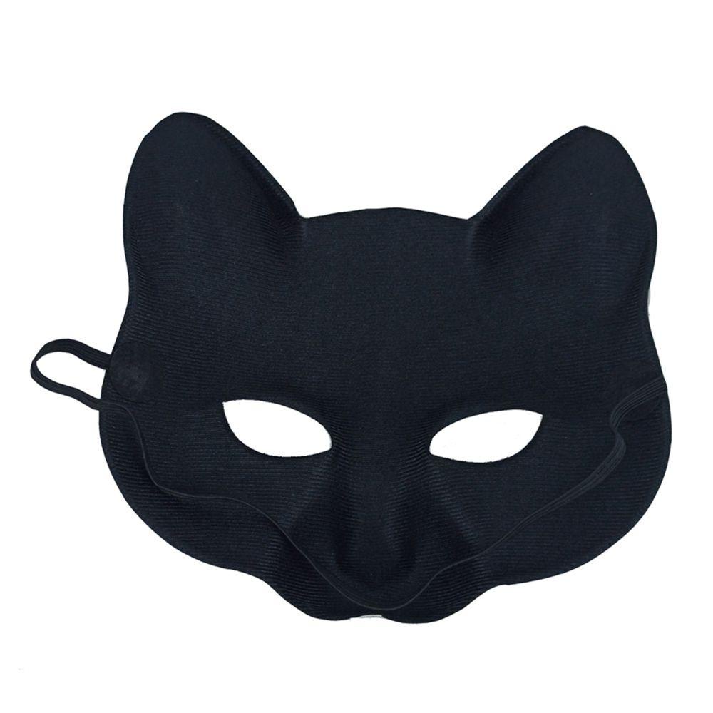 Perry Mặt Nạ Che Mắt Bằng Vải Lông Hình Mèo Trang Trí Tiệc halloween Cho Người Lớn Và Trẻ Em