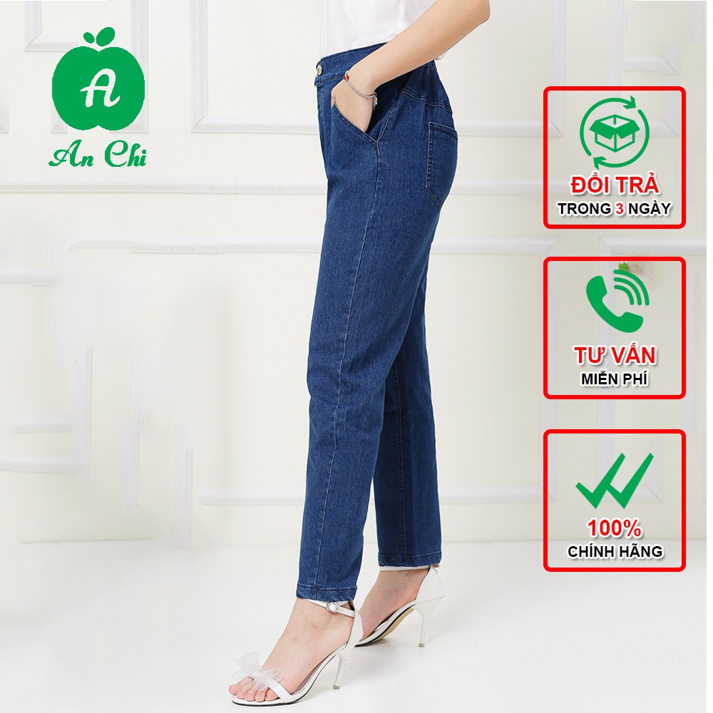 Quần Jean Baggy Nữ 3 màu phom rộng FREESHIP Quần bò nữ cạp chun BIG size, trẻ trung và năng động