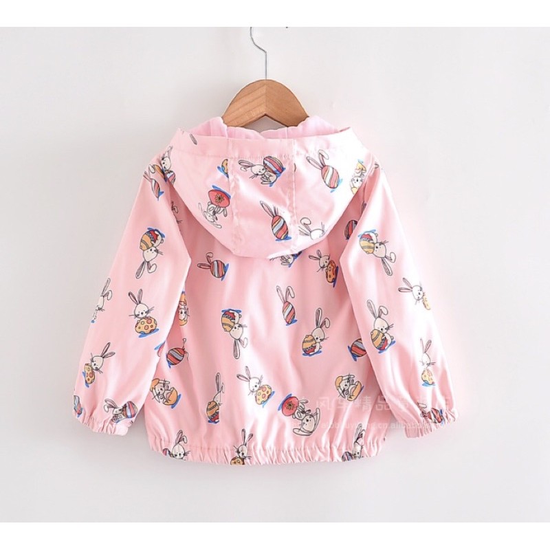 Áo khoác gió cao cấp bé gái .