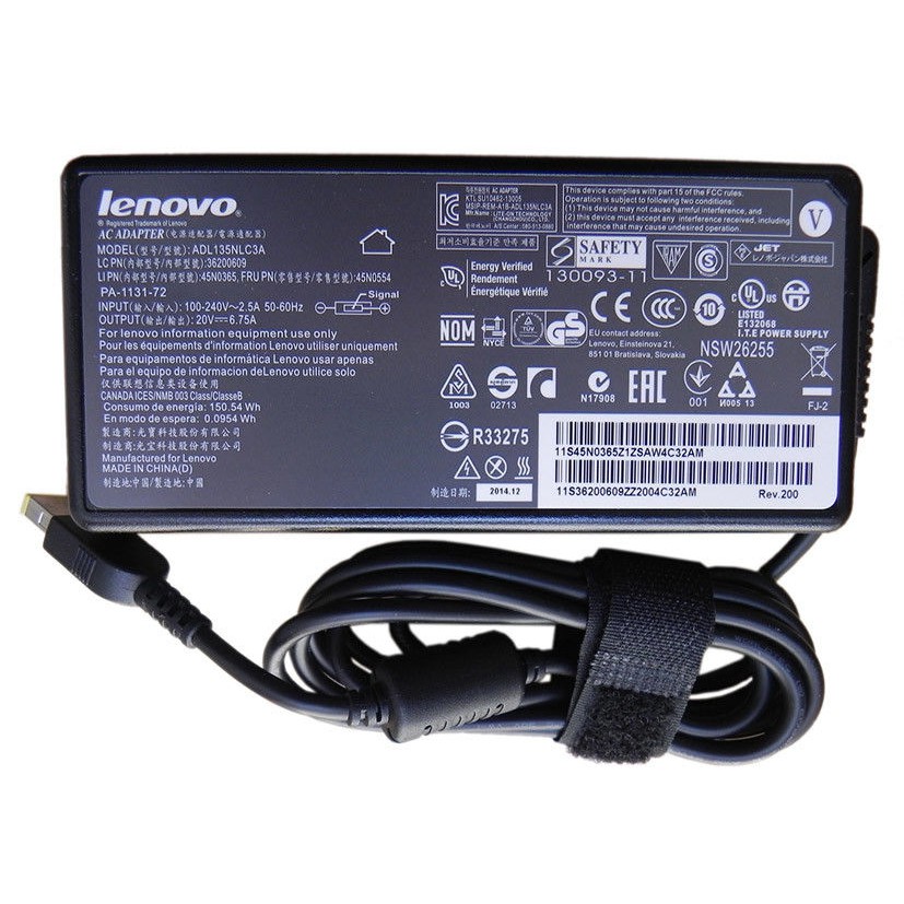 Sạc Laptop Lenovo ThinkPad T450 T450p T450s 3.25A 65W chân chữ nhật dạng USB- Hàng mới 100%- Phụ Kiện Giá Sỉ