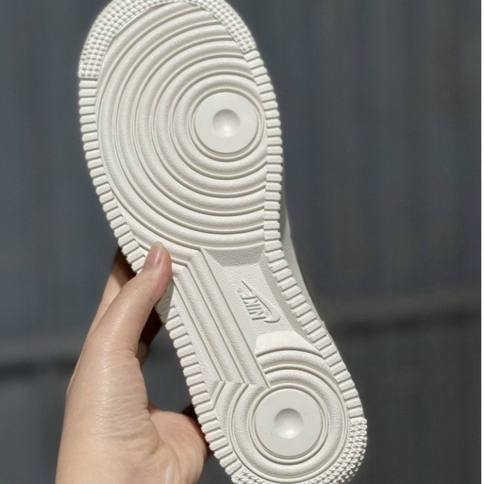Giày Sneaker AF1 Vệt Nâu,Da Xịn, Đế Air Bản Đẹp Dành Cho Nam Nữ
