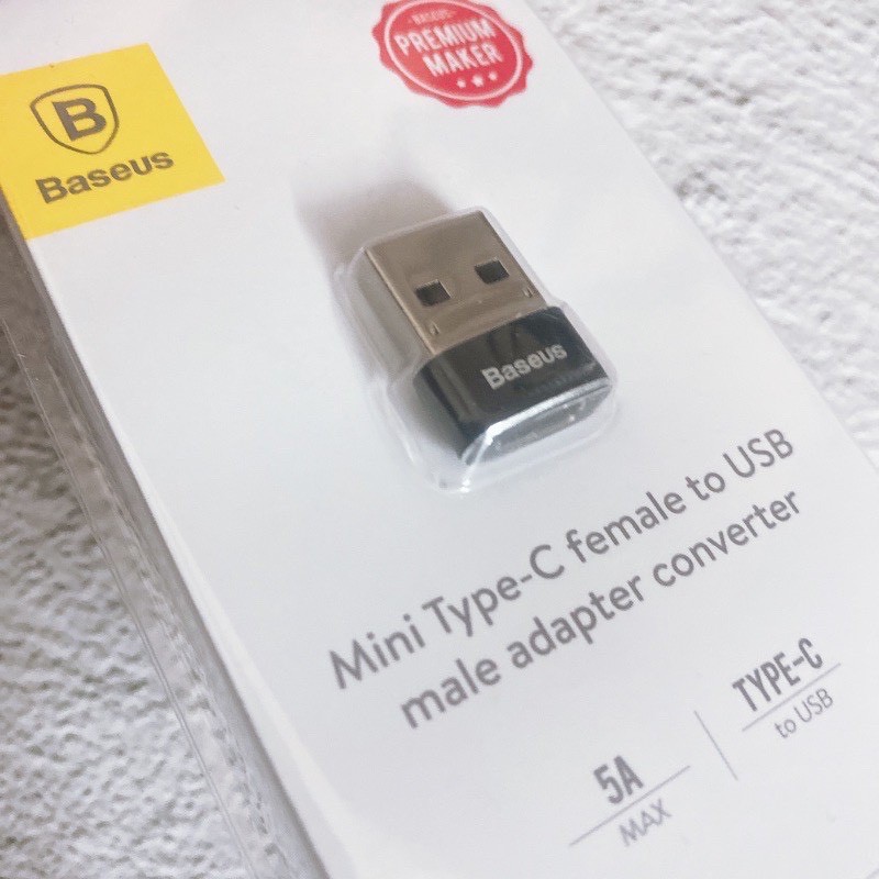 Đầu chuyển Baseus OTG USB sang Type C  Chuyển sạc dữ liệu