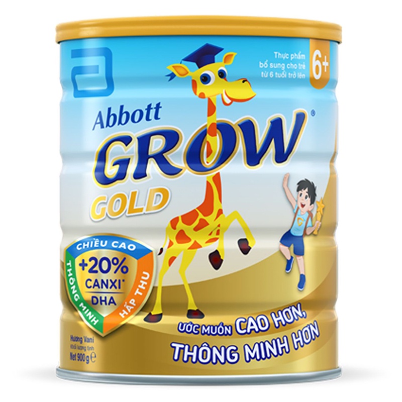 Sữa Bột Abbott Grow Gold 6+ (900g)