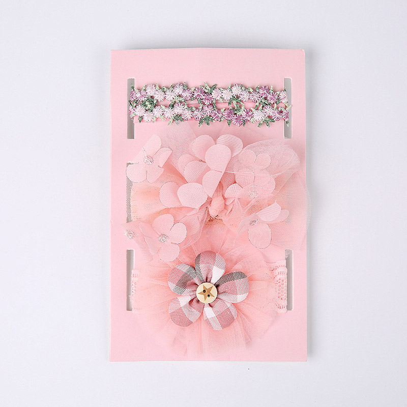 Set 3 Băng Đô Hoa Xinh Xắn Dành Cho Bé Gái