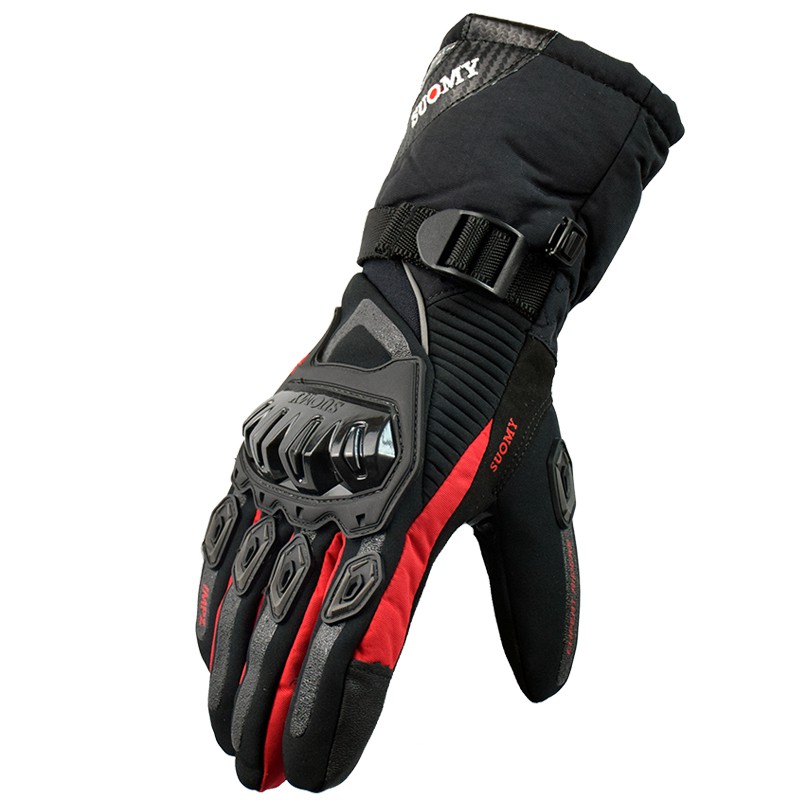 Găng Tay Xe Máy Đi mưa SUOMY 100%, Găng Tay Da I Con 100% da cực chất