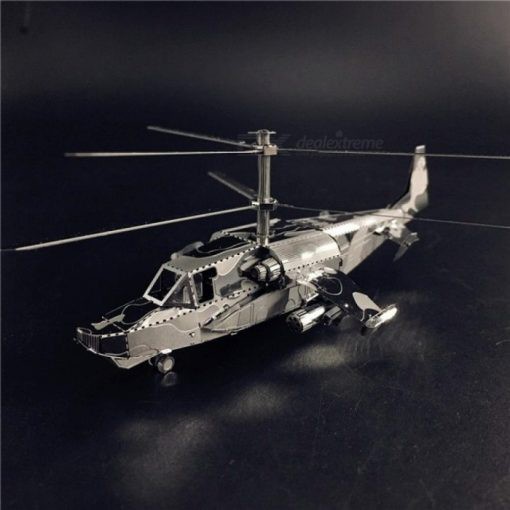 Mô Hình 3D Kim Loại Trực Thăng KA-50