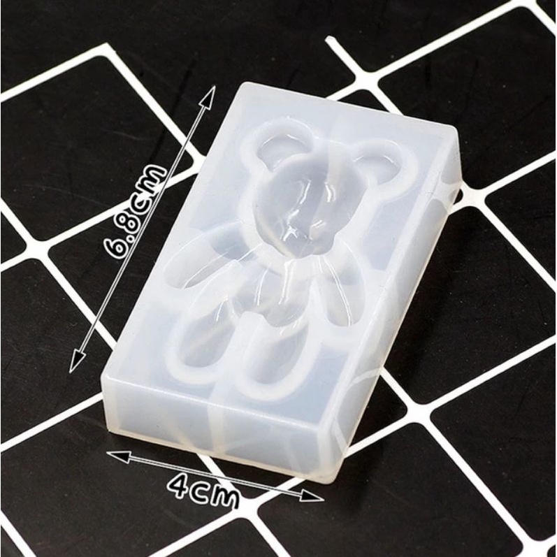Khuôn gấu - bear mold - dùng trong sáng tạo thủ công Resin, Jesmonite, Soap, Candle