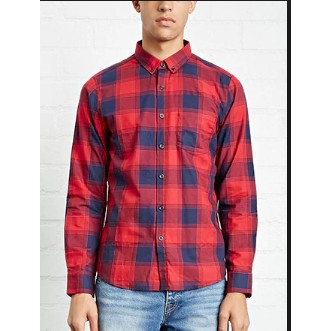 Áo sơ mi kẻ Forever 21 chuẩn auth bill mua hàng tại Mỹ