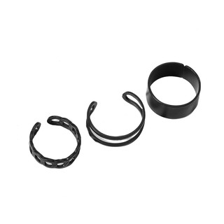 Set 3 Nhẫn Hở Kiểu Dáng Đơn Giản Thời Trang
