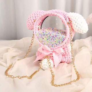 TÚI HANDMADE TỰ ĐAN TAI THỎ MÃ 178 ❤