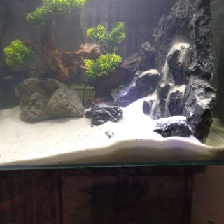 Thác cát cho hồ cao 30cm trở lên