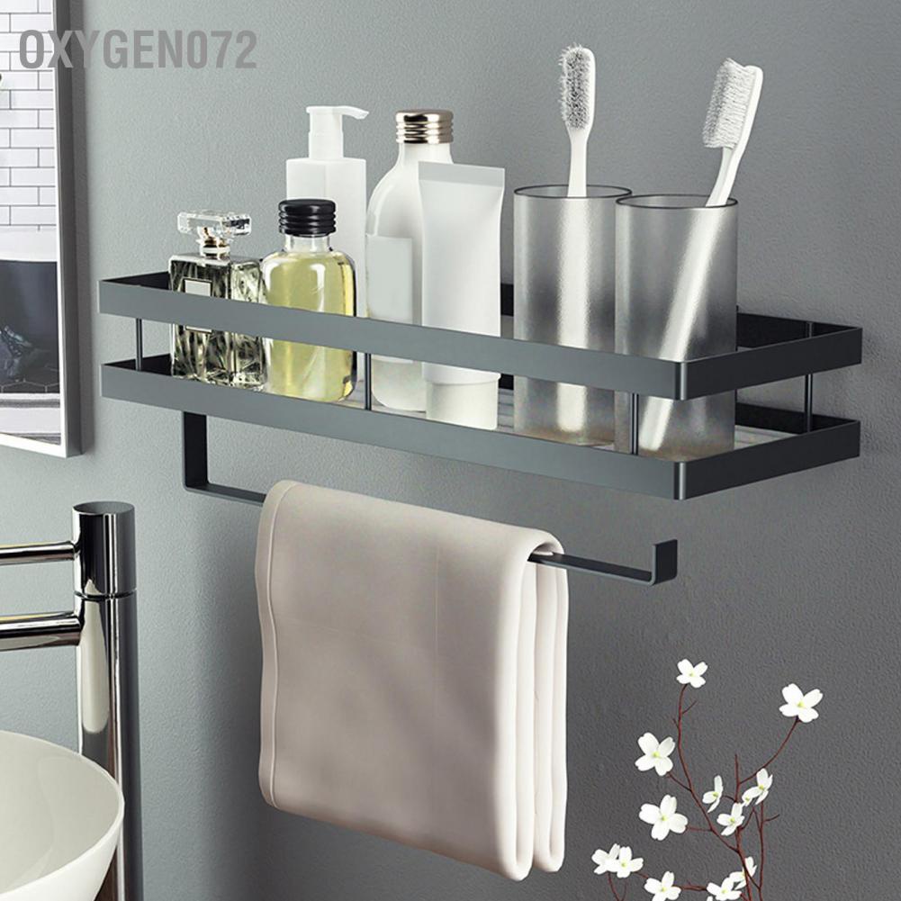 Oxygen072 Oxygen072 Giá treo gia vị tường Đa năng Thanh lịch dày dặn Khả chịu lực mạnh mẽ Bộ tổ chức cho phòng tắm nhà bếp