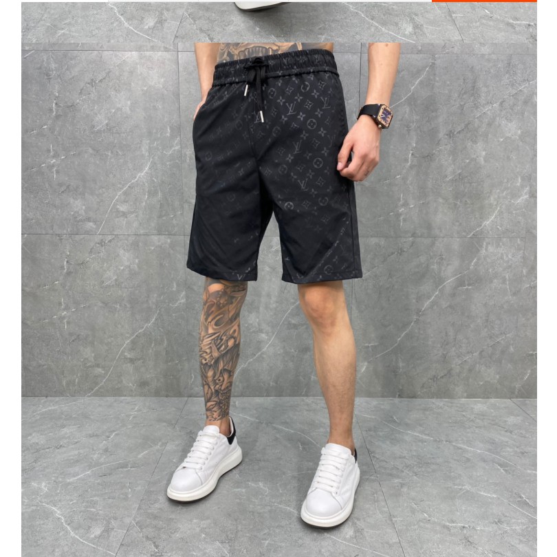 Quần Short Thể Thao Cao Cấp In Vân Nổi Siêu Hót, Co Dãn Thoải Mái