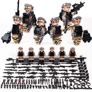 Bộ 6 Mô Hình Đồ Chơi Lego Quân Đội