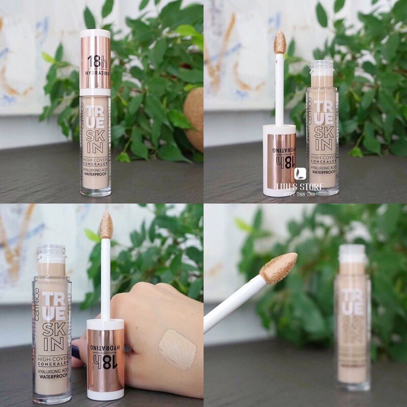 Che Khuyết Điểm Catrice True Skin High Cover Concealer 18h Hydrating 4,5ml