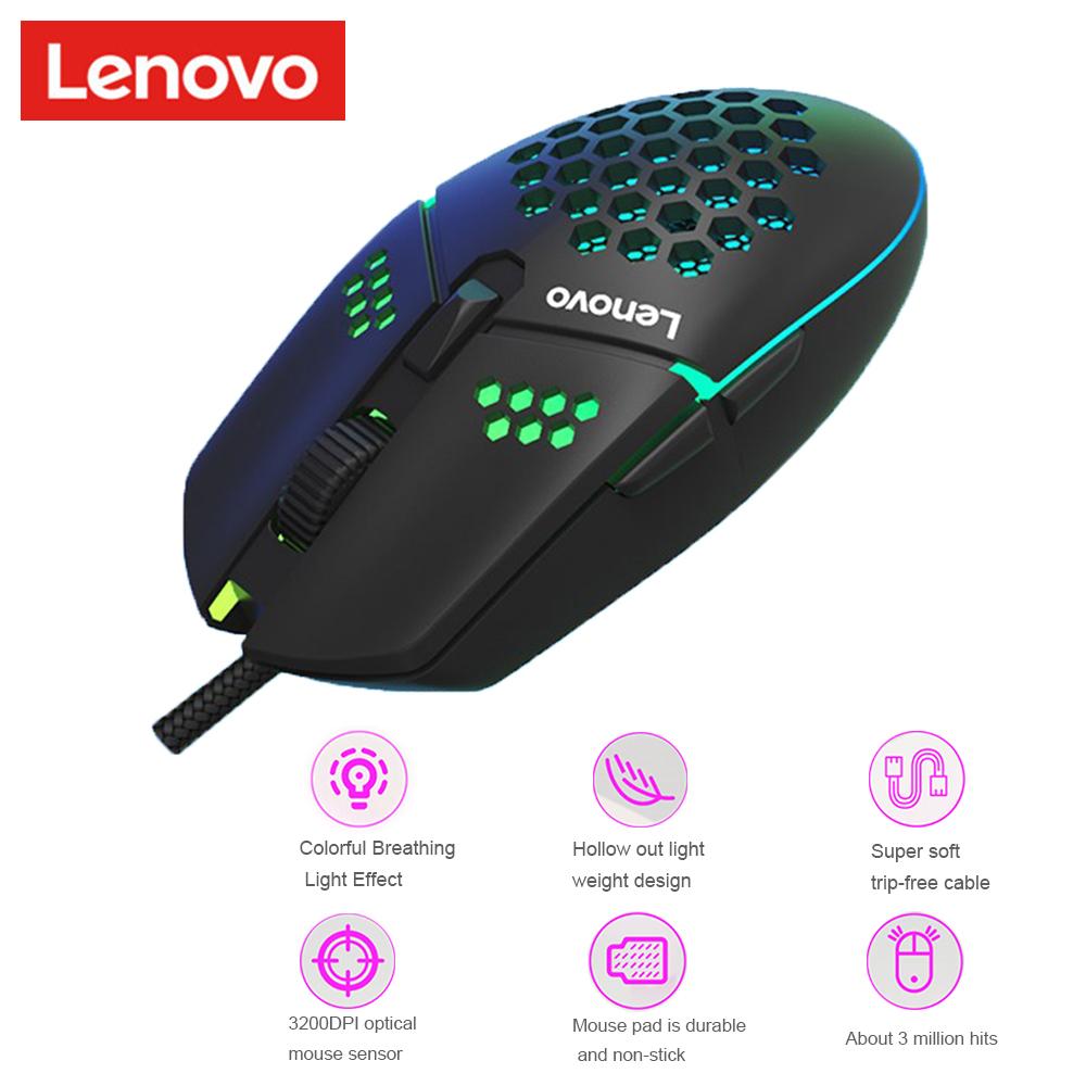 Chuột Gaming Lenovo M105 Có Hiệu Ứng Đèn Led Nhiều Màu