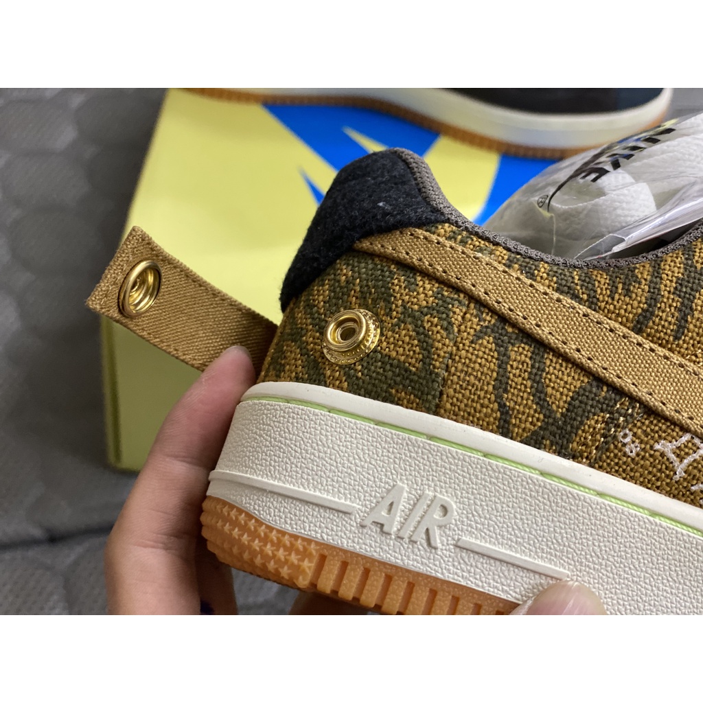 (Ảnh Shop Chụp) Giày Thể Thao- Af1 Travis Scot Thổ Cẩm Bản Cao Cấp (Fullbox+ Phụ kiện) | BigBuy360 - bigbuy360.vn