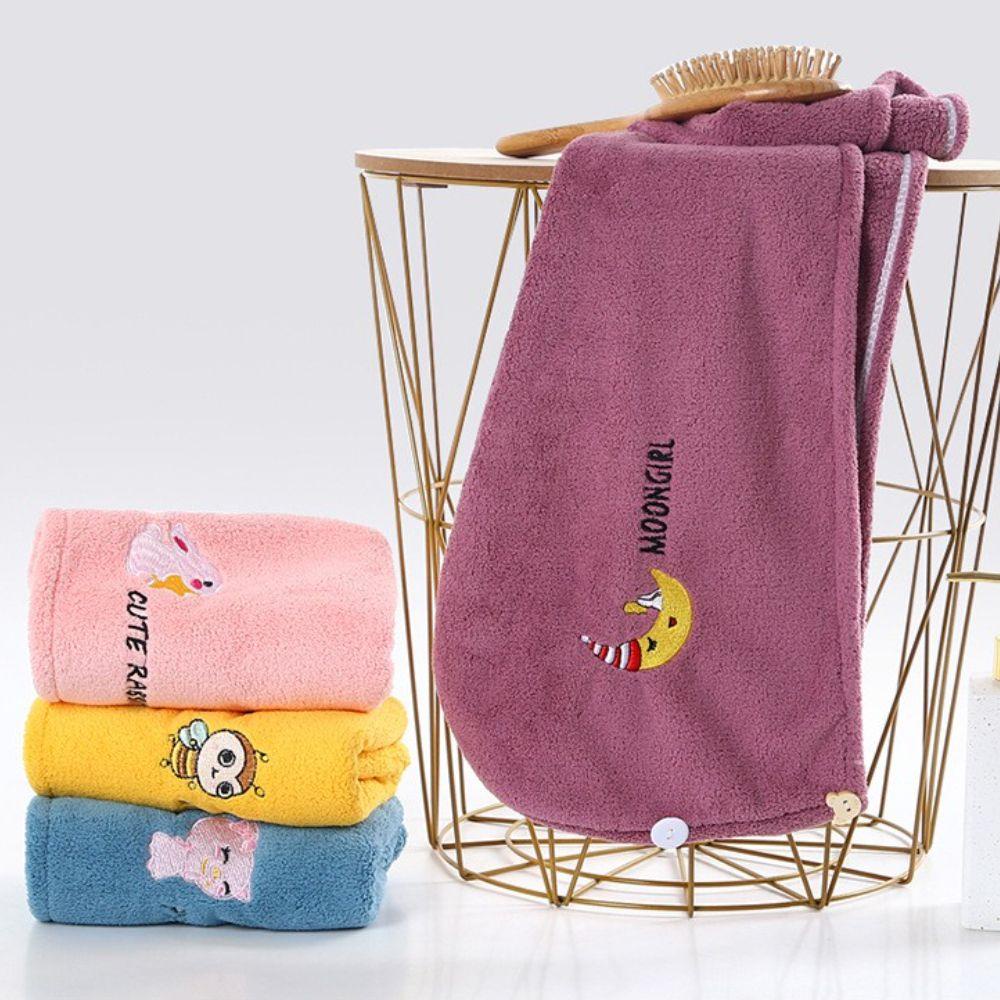 VANES1 Mũ Trùm Tóc Thấm Hút Nước Nhanh Khô Tiện Dụng Cho Nữ