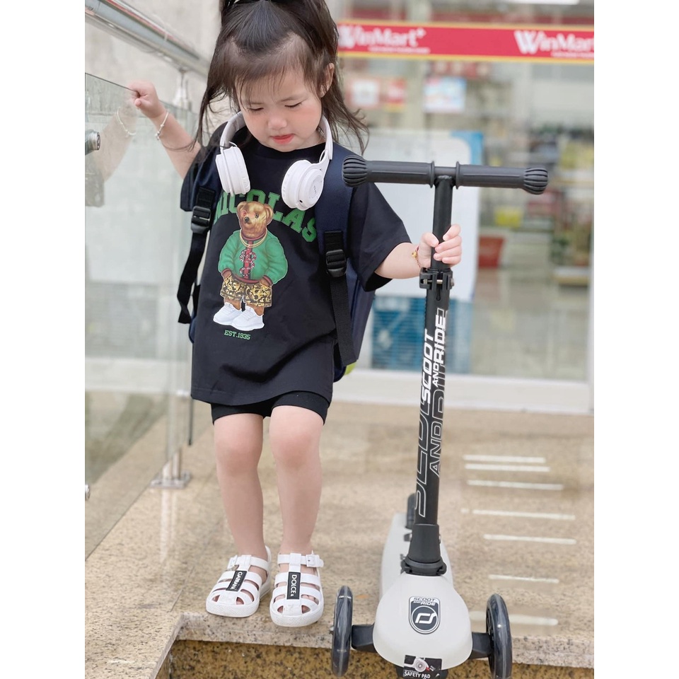 Áo thun trẻ em, áo phông gia đình SAMY KIDS áo cho bé trai, bé gái tay lỡ unisex Nikolas