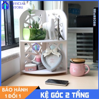 Kệ góc tường đa năng 2 tầng [GIÁ RẺ] phù hợp mọi không gian IHE03- Ico Home