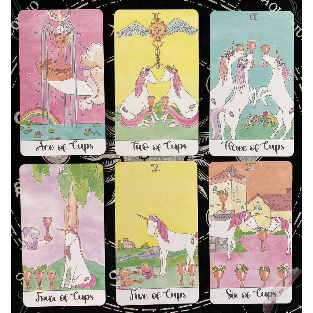 Bộ Bài Tarot Pha Lê Hình Kỳ Lân Xinh Xắn