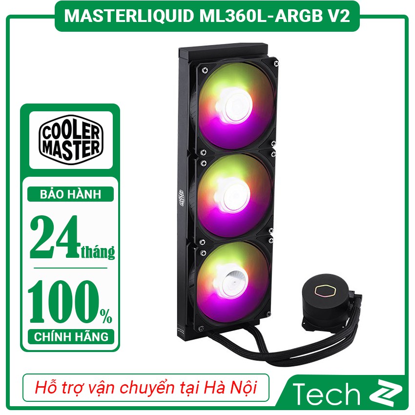 Tản nhiệt nước CPU Cooler Master MasterLiQuid ML360L ARGB V2