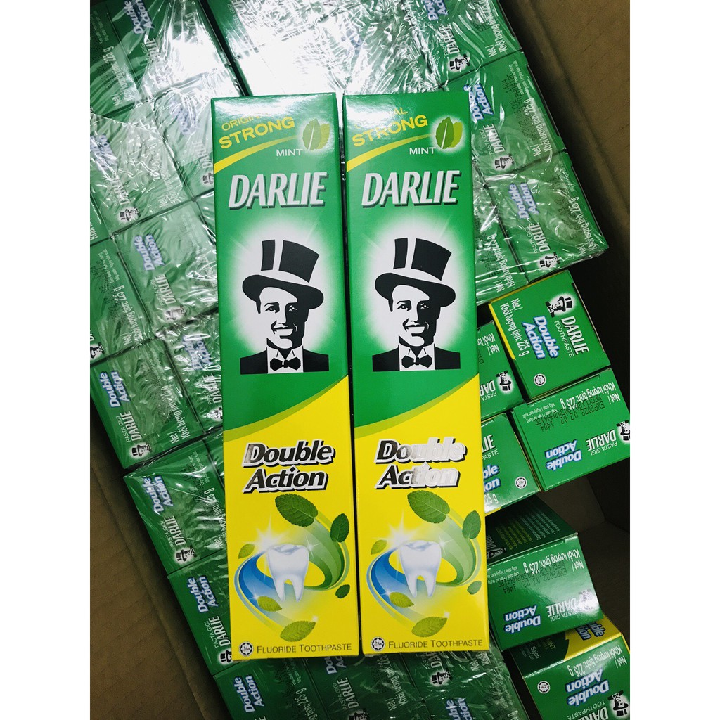 COMBO 2 KEM ĐÁNH RĂNG DARLIE DOUBLE ACTION  MINT 225G