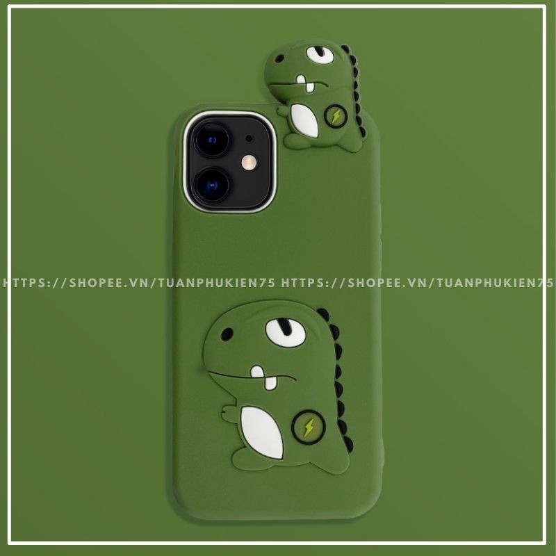 Ốp Lưng Iph.0ne ⚡ Ốp Iph.0ne SIlicon Case KHỦNG LONG TIA SÉT ⚡ iPh.0ne 6P/7/8/7plus/8plus/x/xs/xs max/11/11PM - Tuancase