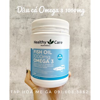 Viên dầu cá Omega3 Healthycare của Úc - 400 viên