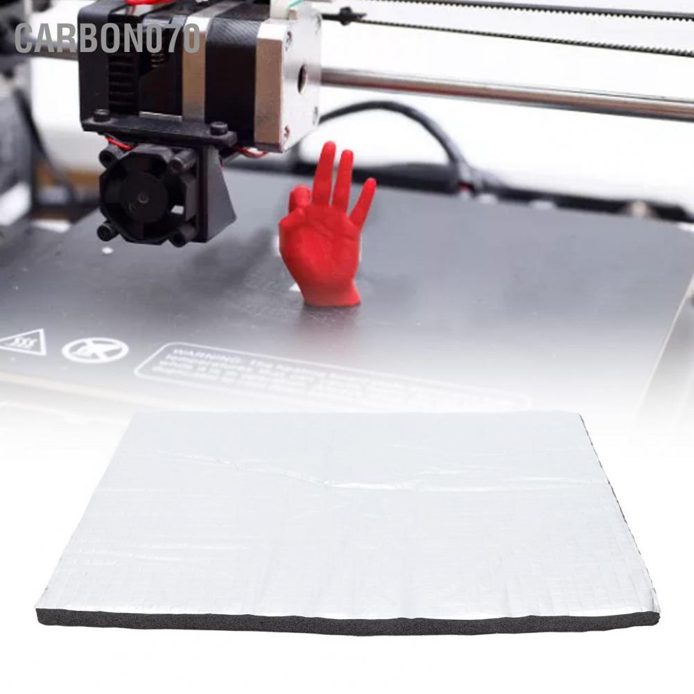 Carbon070 Heat Insulation Cotton 10mm Thick 3 Layers Dual Density 3D Printer Hot Bed for Ender Pro 5