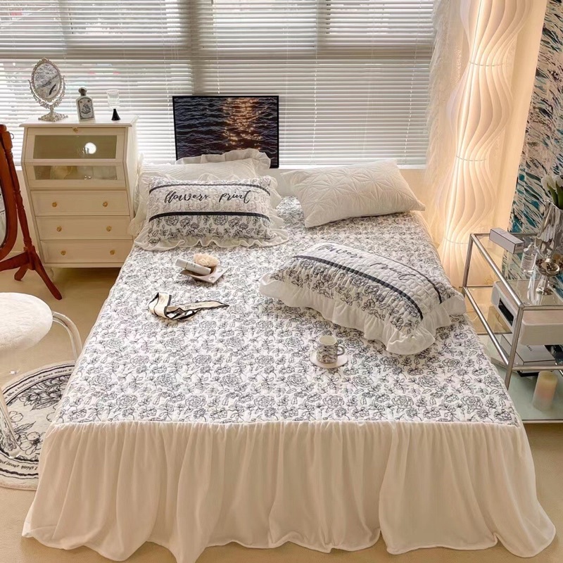THẢM NỈ TUYẾT MỊN 5d BÈO REN CÔNG CHÚA CAO CẤP(tặng kèm 2 vỏ gối)