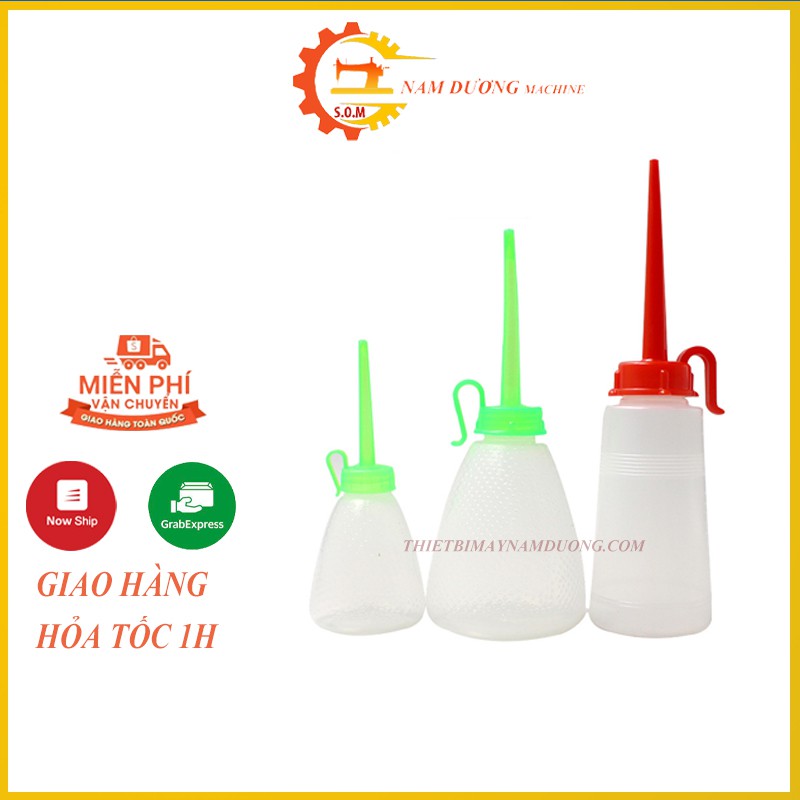 Bình đựng tra dầu máy may &gt; châm dầu &gt; Châm nhớt máy móc thiết bị cơ khí [ phụ-tùng-máy-may ]