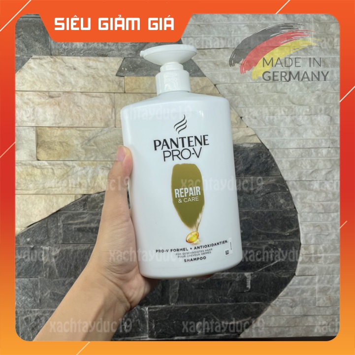 Dầu gội Pantene Pro-V Repair &amp; Care, 1000 ml của Đức - Phục hồi và chăm sóc tóc