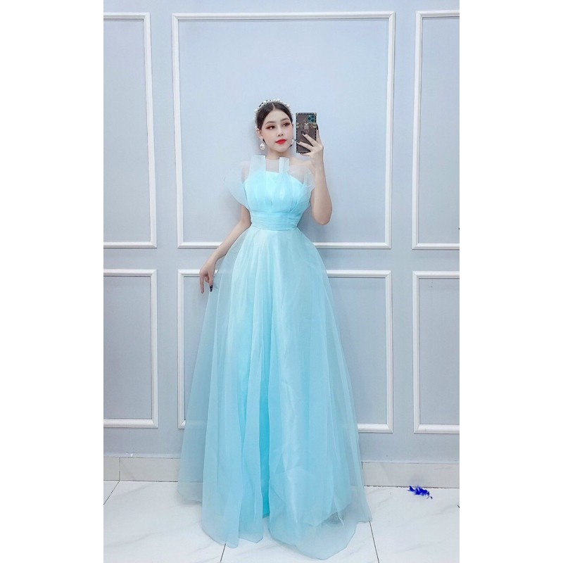 đầm cúp xếp ly eo (ảnh thật 1000%)
