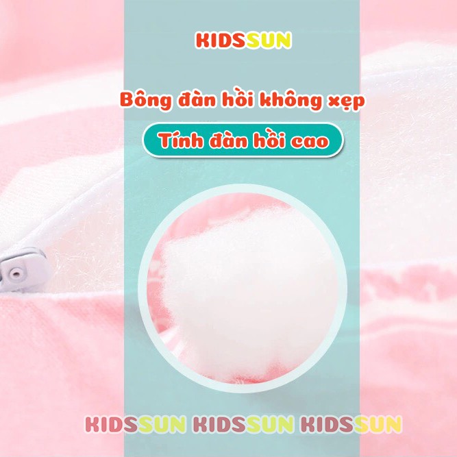 Gối bầu cánh tiên KIDSSUN cao cấp nâng chất liệu cottot và bông độ đàn hồi cao đỡ bụng giảm đau lưng cho bà bầu