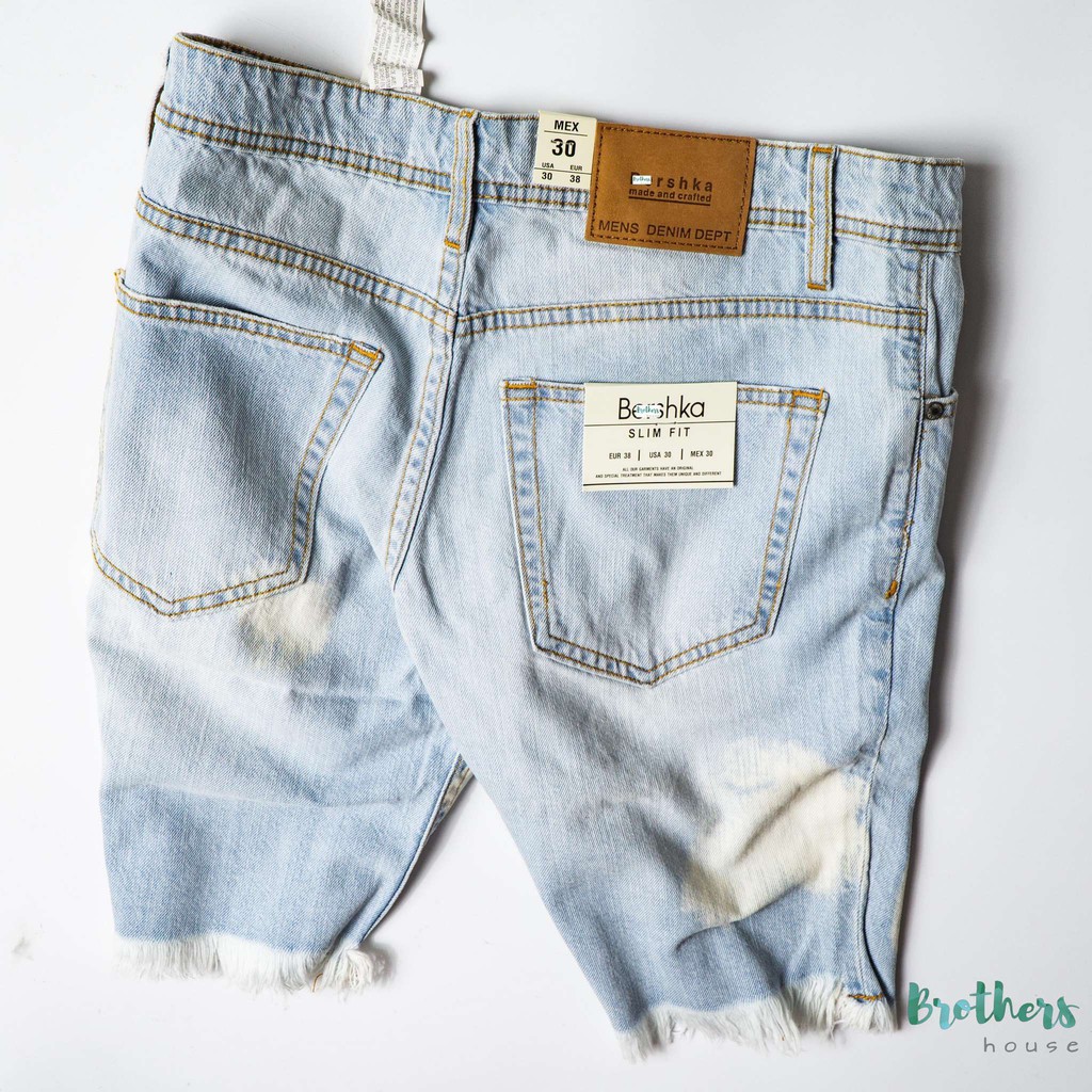 |Hàng xịn| Quần đùi | quần short jean Bershka dư xịn, cực bụi , form đẹp dễ phối