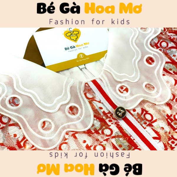 Váy ren Dior cổ ren thêu