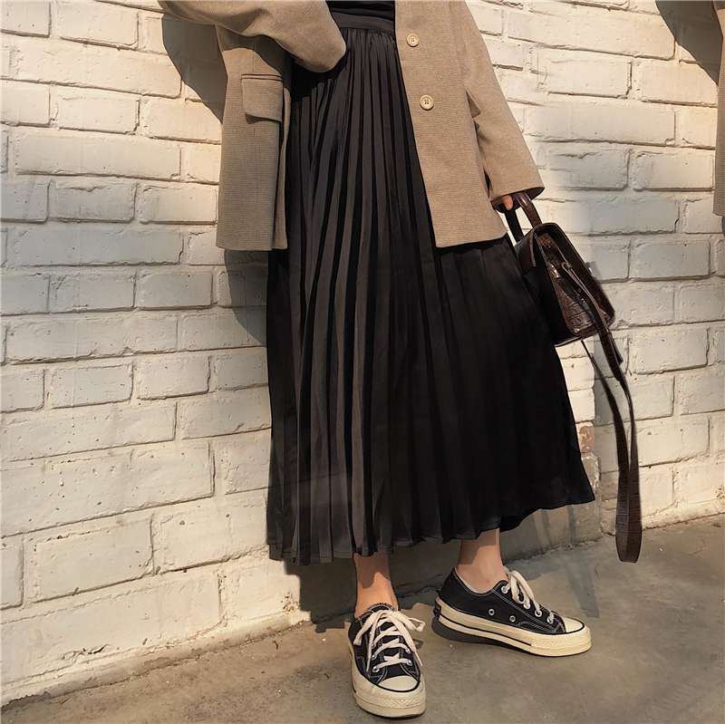 Chân Váy Hoạ Tiết Xếp Li Màu Trơn Cho Nữ | BigBuy360 - bigbuy360.vn