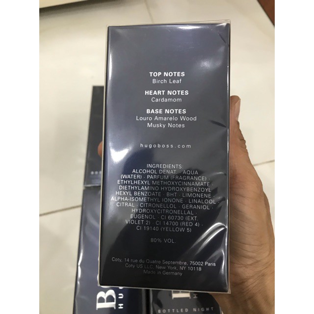 [HÀNG CHÍNH HÃNG] NƯỚC HOA HUGO BOSS BOTTLED NIGHT 100ML FULL SEAL [HOÀN TIỀN GẤP 1000%]