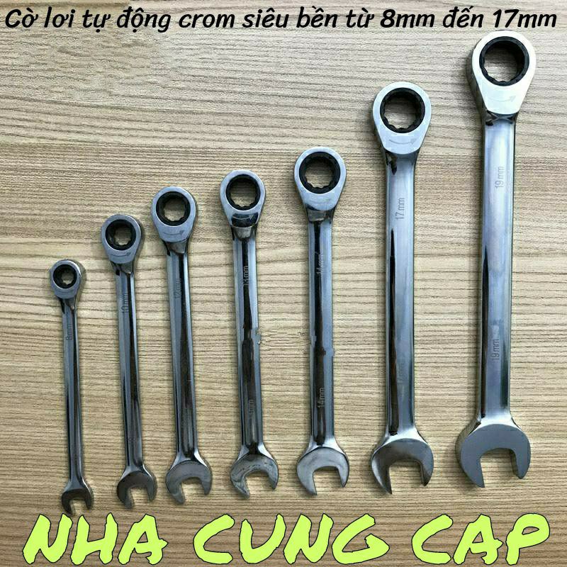 CỜ LÊ TỰ ĐỘNG TỪ 8MM ĐẾN 19MM